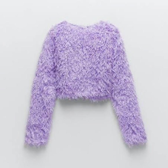 Zara Purple Feather Effect Sweatshirt Top
Size L new without tags lavander - Picture 5 of 6